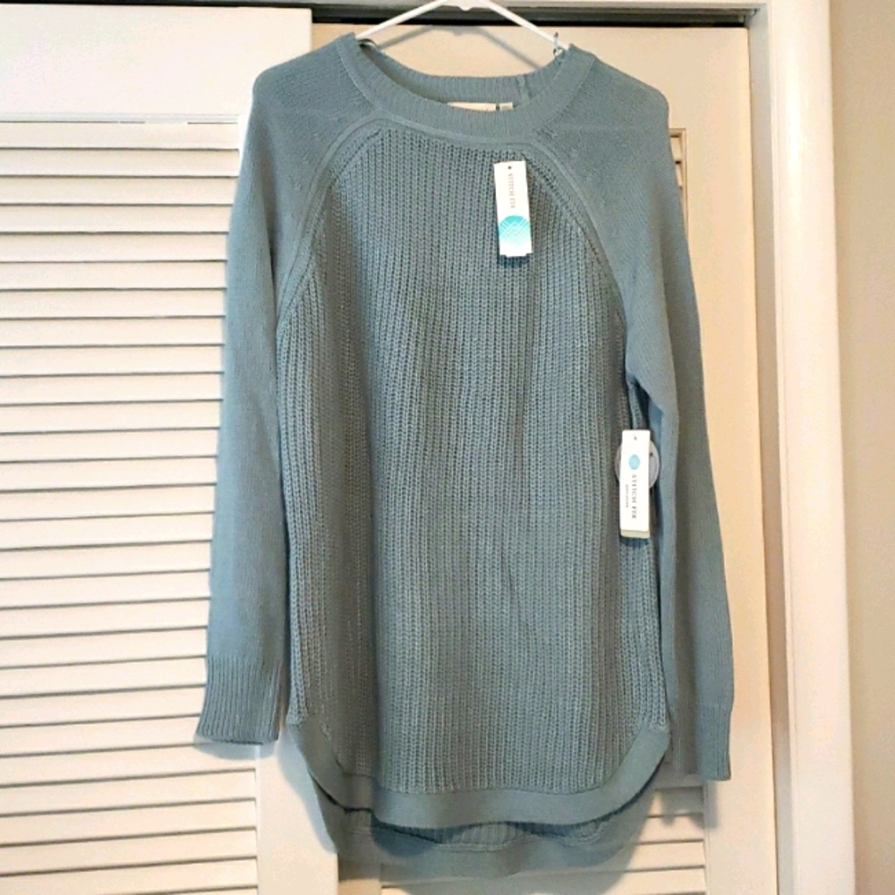 Rowca Cotton Blend Crew Neck Pullover